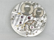 16S WALTHAM VANGUARD 23 JEWEL RAILROAD POCKET WATCH MOVEMENT & DIAL, RUNNING!