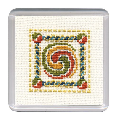 Celtic spiral coaster cross - celtic,