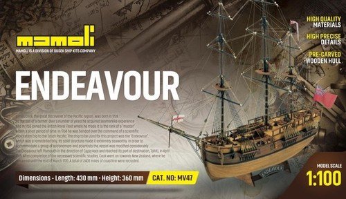 Mamoli model kit boat - kit, endevour