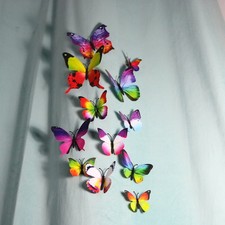 12pcs 3D Butterfly Decoration