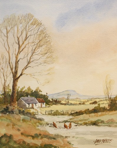 Irish art original watercolour - irish,