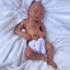 50CM 20" Full Platinum Silicone Lifelike Reborn Baby Doll – Dark Newborn
