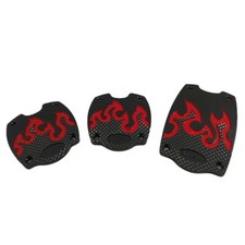 3x Foot Pedals Pad Cover