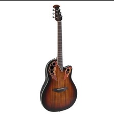 Ovation CE48P-KOAB Celebrity Elite Exotic Electro-Acoustic Guitar, Dark Burst