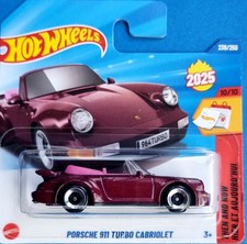 Hot Wheels 2025- Porsche 911  Turbo Cabriolet - 1:64 scale(NEW) free postage 