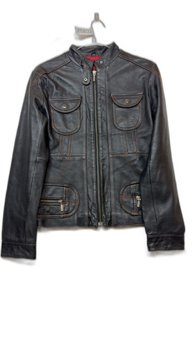 Levi black faux leather - faux,