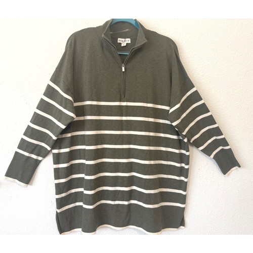 Ava viv quarter zip sweater - &,