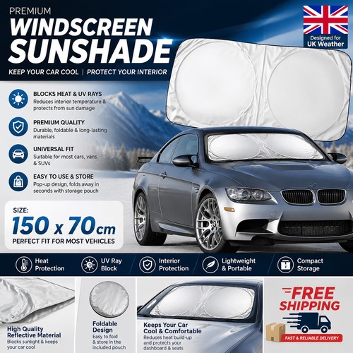 Car windshield sun shade - sun,