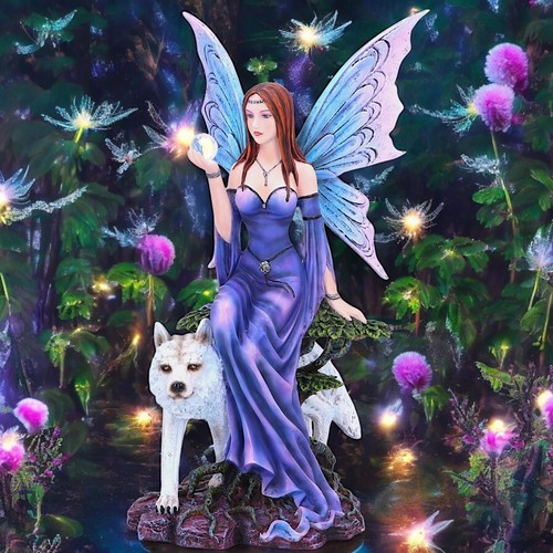 Mystical fairy wolf - mystical,