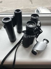 Vintage Binoculars Bundle (3x) – Pathéscope 8x30 Coated Optics + Compact Models