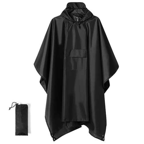 Adult rain poncho waterproof - poncho,