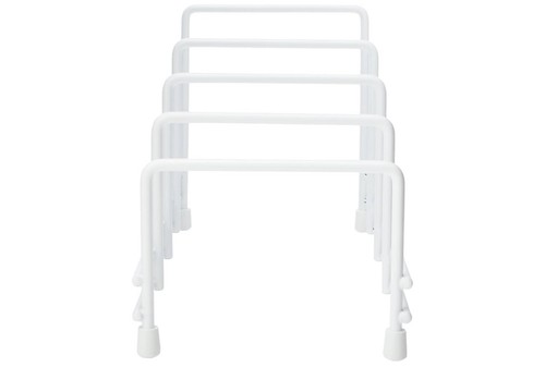 White plate rack - plate, steel