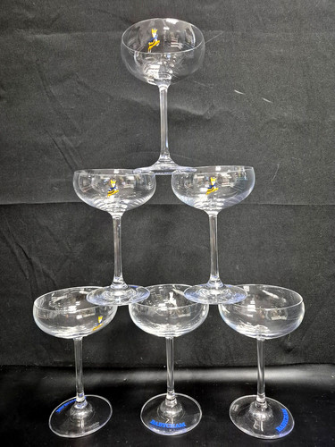 Babycham champagne saucers set - babycham,