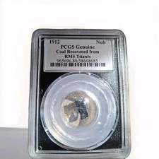 1912 PCGS Certified Genuine Coal Recovered from RMS Titanic