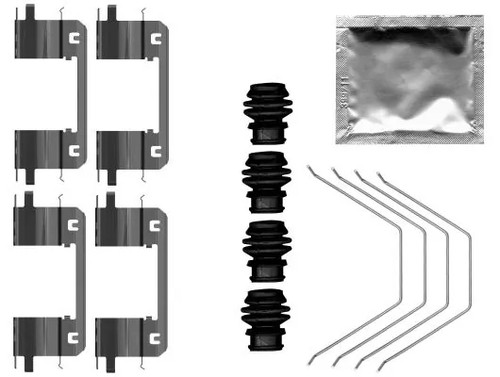 Front accessory kit disc brake - front,