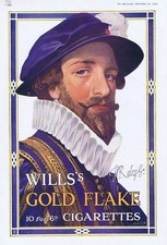 WILL'S Gold Flake Cigarettes