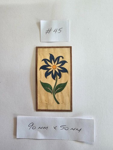 Marquetry veneer inlay blue - marquetry,