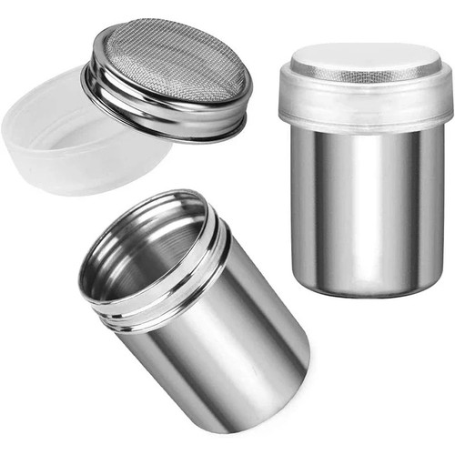 Stainless steel flour - stainless, cocoa