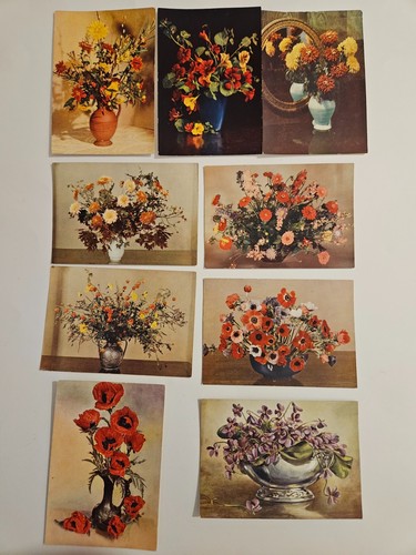Postcards issued with de - with,