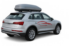370 Litre Car Roof Box Silver