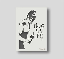 Banksy Thug For Life Wall