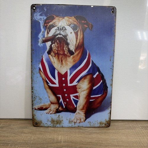 Vintage style british bulldog - british,