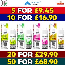 Hayati Pro Max Nic Salt 10ml E-liquid Bar Juice - 10mg | 20mg | 50 Flavours
