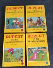 Rupert Little Bear Library 4 Books - 4 5 6 7 Hardbacks