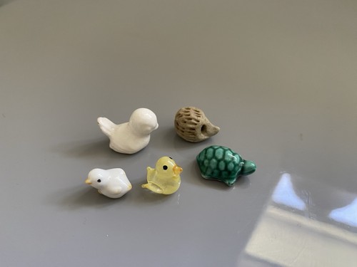 Mini tiny animal ornaments - 5, x