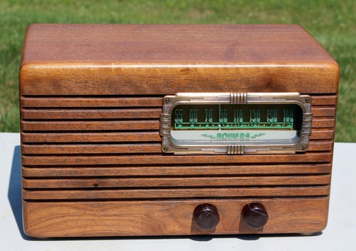 1947 bowers antique radio - antique,