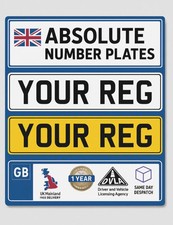 Registration Number Plates