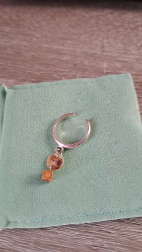 Vintage silver tone ring - silver, with