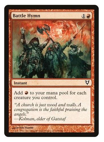 Mtg battle hymn red - 1,