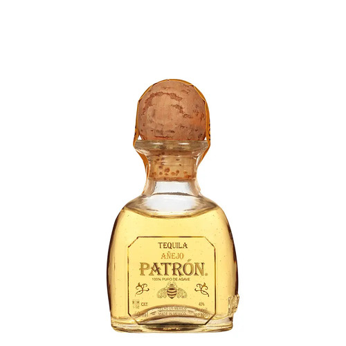 Patron anejo aged tequila 5cl - patron,
