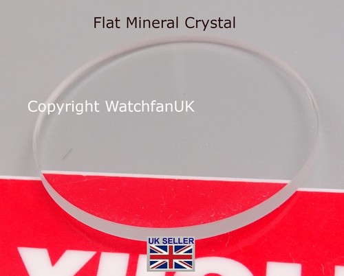 Flat mineral crystal glass - flat,