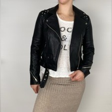 ZARA Graffiti Studded Faux