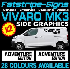 to fit VAUXHALL VIVARO MK3 VAN MOTORHOME VINYL GRAPHICS STICKERS DECALS CAMPER