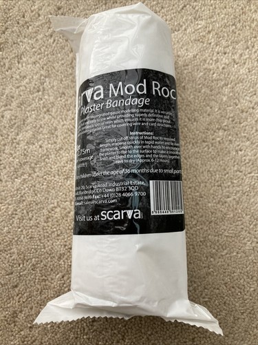 White modroc plaster - modroc, paris