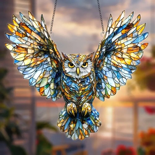 Flying owl attack - flying,