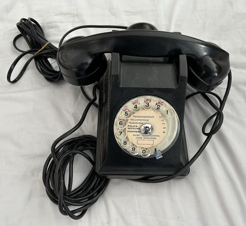 Vintage french black bakelite - vintage,