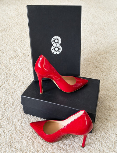 Women red patent leather - women's,