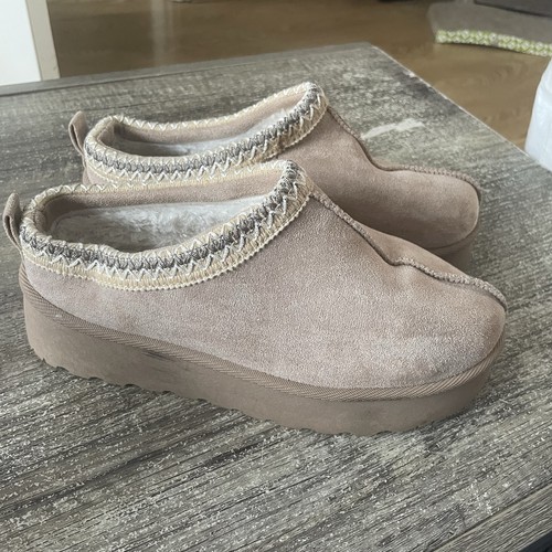 Maxx beige brown faux suede - maxx,