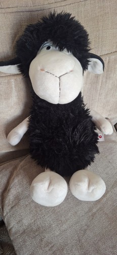Nici plush black sheep - black, 14"