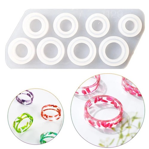 8pcs silicone ring mold - 8pcs,