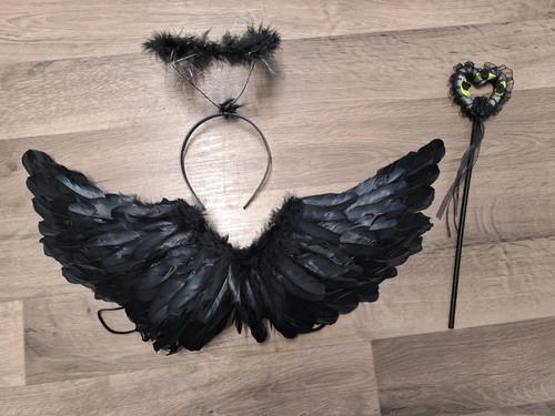 Black angel halo wand - black,