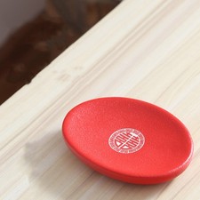  Ceramic Soap Dish Man Travel Tray for Bathroom Plate Red Porcelain Accessories