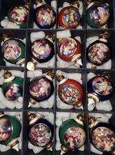 Bradford Editions Exchange Christmas Ornaments Promise of a Saviour 16pc Box Set