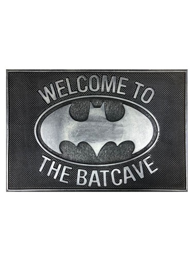 Batman door mat enter the - door,