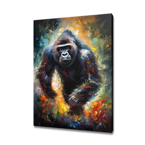 Silverback gorilla canvas - gorilla,