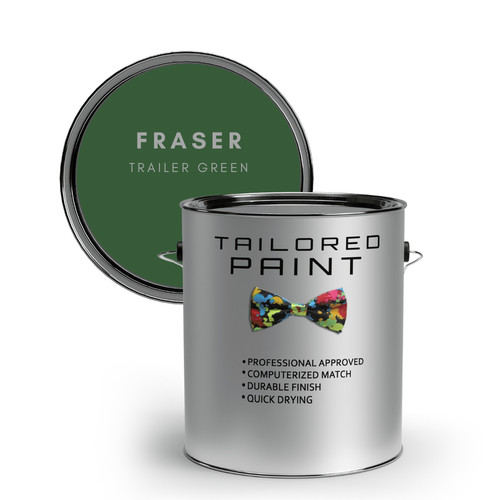 Fraser trailer green tractor - trailer,